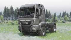 MAN TGS 18.440 Cabine 4x4 LX pour Spin Tires