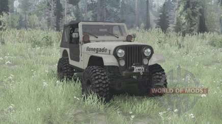 Jeep CJ-7 Renegade hors route pour MudRunner