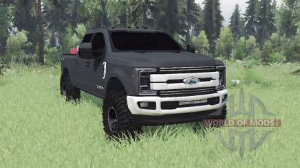 Ford F-350 Super Duty Cabine d’équipage 2017 pour Spin Tires