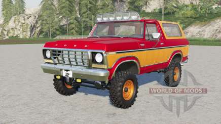 Ford Bronco Custom Wagon (U150) 1978 pour Farming Simulator 2017