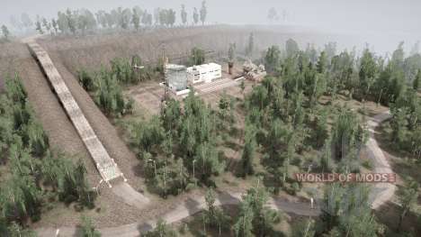 Leshukonia: Base de stockage forestier pour Spintires MudRunner