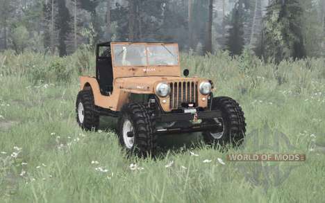 Jeep CJ-2A Crawler 1945 pour Spintires MudRunner