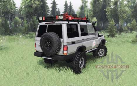 Toyota Land Cruiser Off-Road Explorer (70) 2007 pour Spin Tires