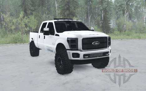 Ford F-350 Super Duty Cabine Double 2015 pour Spintires MudRunner