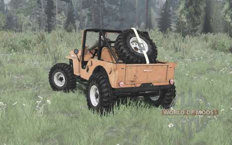 Jeep CJ-2A Crawler 1945 pour Spintires MudRunner