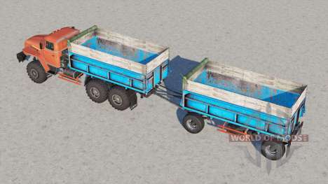 Camion à benne basculante Ural-4320 pour Farming Simulator 2017