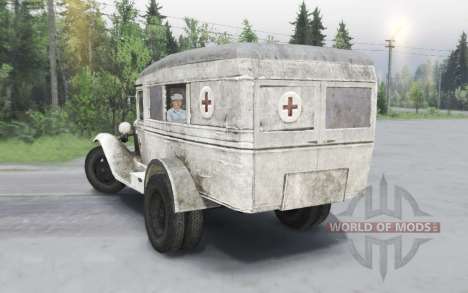 GAZ-55 Krankenwagen für Spin Tires