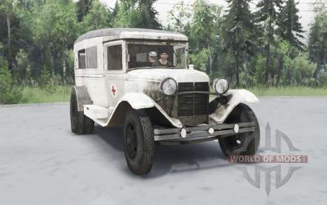 GAZ-55 Krankenwagen für Spin Tires
