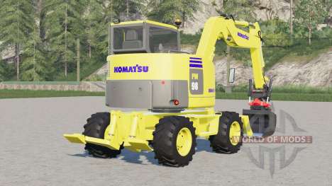 Komatsu PW 98 für Farming Simulator 2017