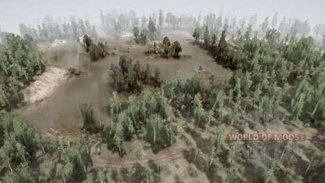 Leshukonia: Base de stockage forestier pour Spintires MudRunner