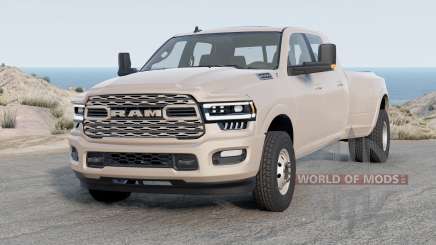 Ram 3500 Limited Mega Cab Dually (D2) 2019 pour BeamNG Drive