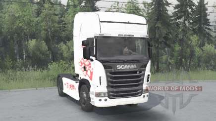 Scania R730 Tracteur Camion Cabine Topline pour Spin Tires