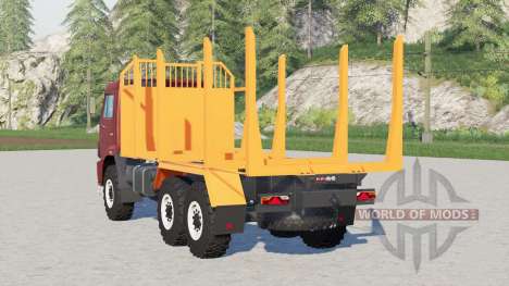 KamAZ-43118 camion à grumes courtes pour Farming Simulator 2017