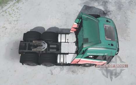 Volvo FH16 750 Globetrotter XL Traktor 2014 für Spintires MudRunner