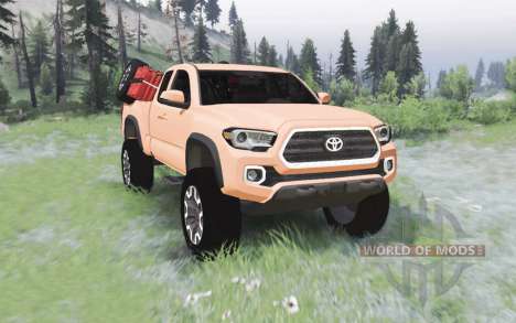 Toyota Tacoma TRD Off-Road Access Cab 2016 für Spin Tires