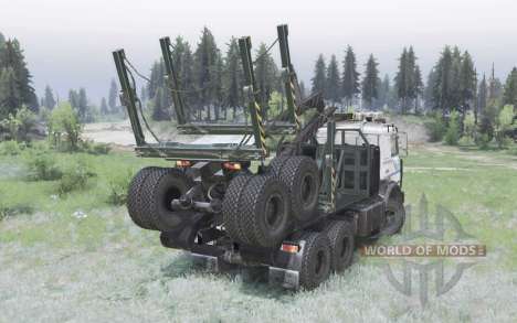 MAZ-6317 camion biélorusse pour Spin Tires