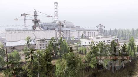 Karte Tschernobyl für Spin Tires