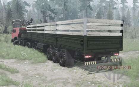 KamAZ-54115 Camion tracteur pour Spintires MudRunner