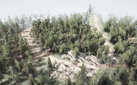 Course avec obstacles 3 pour Spintires MudRunner