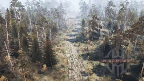 Forest Game 2: Abattage forestier d’automne pour Spintires MudRunner