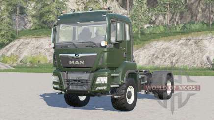 MAN TGS 18.500 4x4 Camion tracteur à cabine centrale pour Farming Simulator 2017