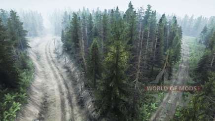 Forêt de pins 2 pour MudRunner