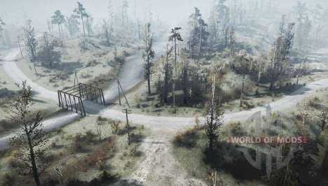 Carte Collines pour Spintires MudRunner