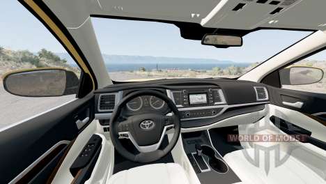 Toyota Highlander (XU50) 2014 pour BeamNG Drive