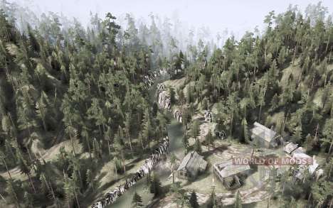 Map 大岸山 pour Spintires MudRunner