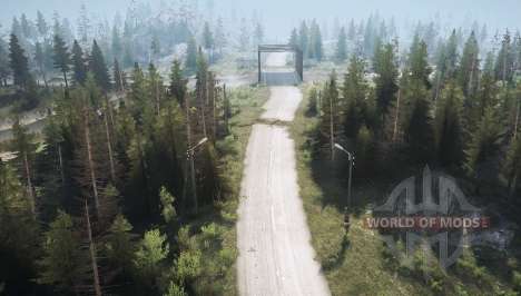 Chemins forestiers. Variante 2 pour Spintires MudRunner