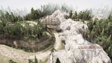 Le chemin du camion forestier pour Spintires MudRunner