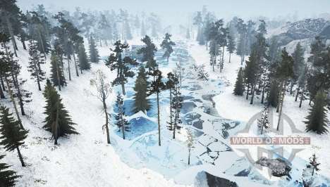 Carte Hiver-Sibérie pour Spintires MudRunner