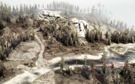 Carte Collines pour Spintires MudRunner