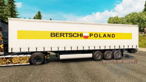 Skin Bertschi Pologne pour Euro Truck Simulator 2