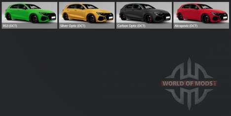 Audi RS 3 Sportback (8YA) 2021 v2.0 für BeamNG Drive