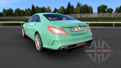 Mercedes-Benz CLS 350 d AMG Sport Package 2014 pour Euro Truck Simulator 2