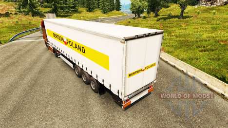 Skin Bertschi Pologne pour Euro Truck Simulator 2