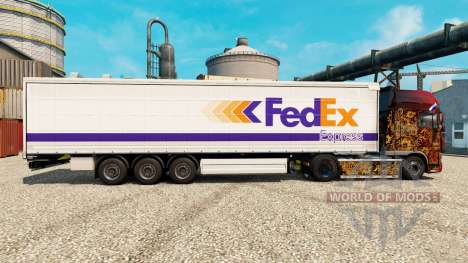 Haut FedEx für Euro Truck Simulator 2