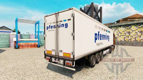 Logistique de pfenning de peau pour Euro Truck Simulator 2