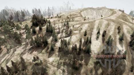 Carte Volcan pour Spintires MudRunner