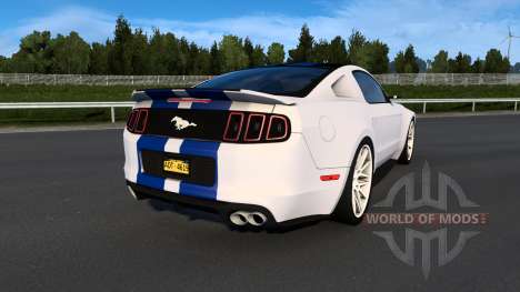 Ford Mustang GT NFS 2014 pour Euro Truck Simulator 2