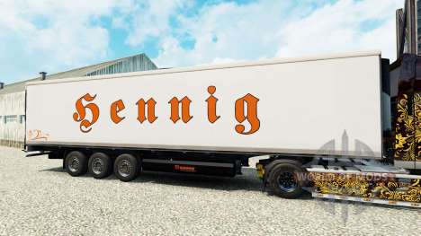 Peau Bennig pour Euro Truck Simulator 2