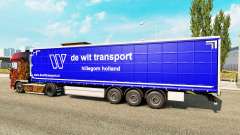 Skin De Wit Transport pour Euro Truck Simulator 2