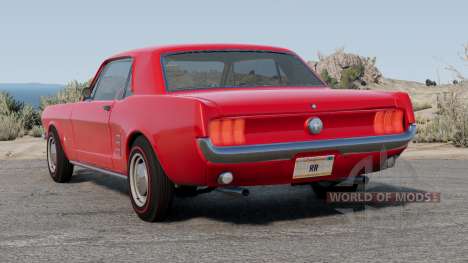 Ford Mustang Carmine Red pour BeamNG Drive