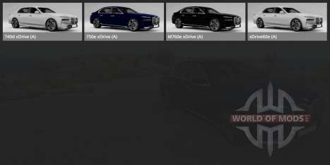 BMW 740d xDrive (G70) 2022 für BeamNG Drive