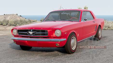 Ford Mustang Carmine Red pour BeamNG Drive