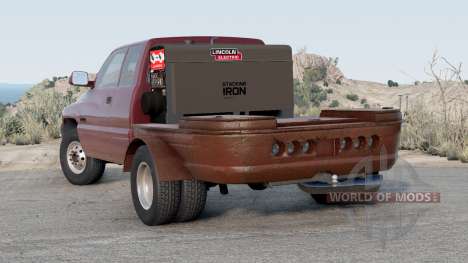 Dodge Ram 2500 4x2 Club Cab Flatbed Truck 2001 pour BeamNG Drive