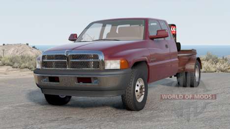 Dodge Ram 2500 4x2 Club Cab Flatbed Truck 2001 pour BeamNG Drive