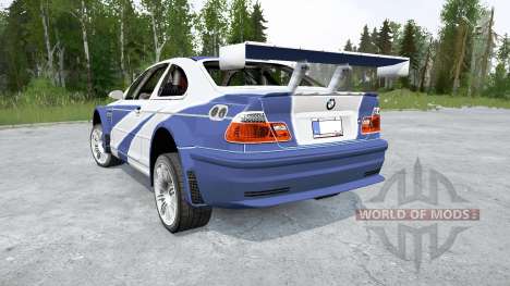 BMW M3 GTR (E46) Most Wanted pour Spintires MudRunner