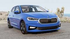 Skoda Fabia 2022 French Blue pour BeamNG Drive